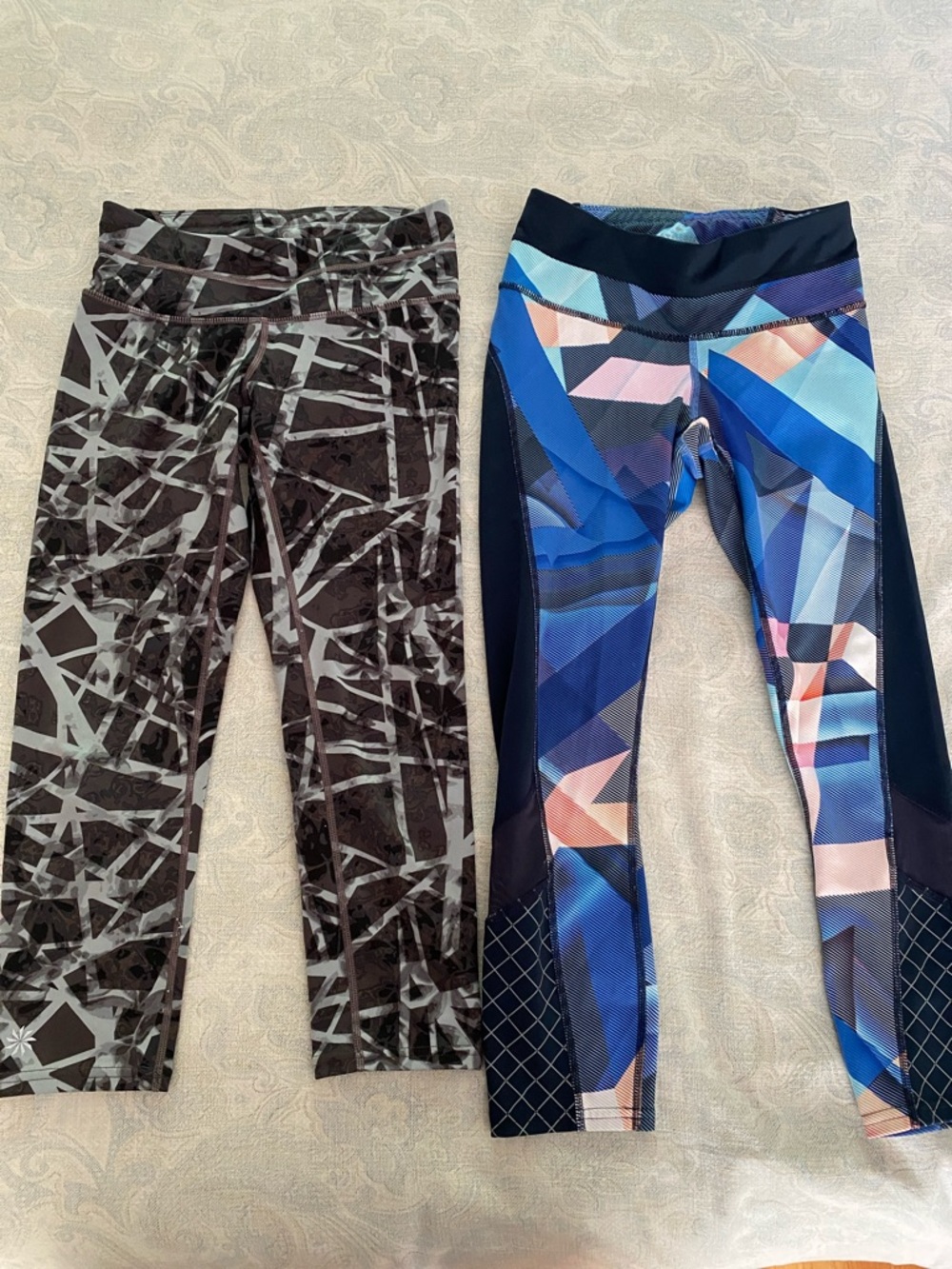 2 Athleta tights  cropped XXS